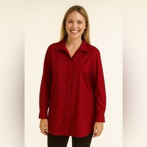 Chico’s Garnet Animal Print Tunic Top Size 3​​​